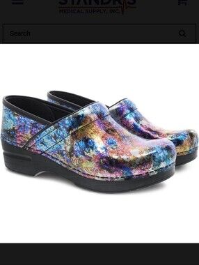 Dansko Metallic Wash Patent Clog